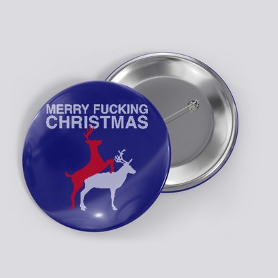 Merry Fucking Christmas! Obscene Ficking Reindeer Gift Fun Gift Button