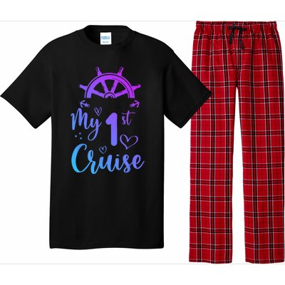 My First Cruise  Funny Cruise Pajama Set