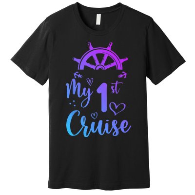 My First Cruise  Funny Cruise Premium T-Shirt