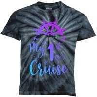 My First Cruise  Funny Cruise Kids Tie-Dye T-Shirt