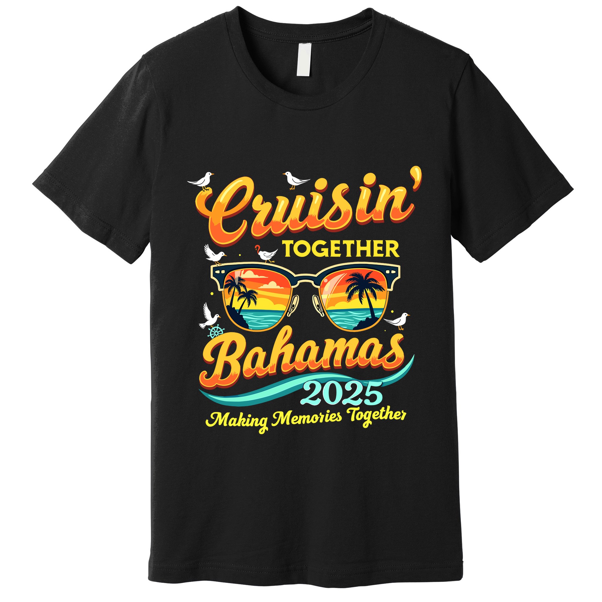 Matching Family Cruisin Together Bahamas 2025 Trip Vacation Premium T-Shirt