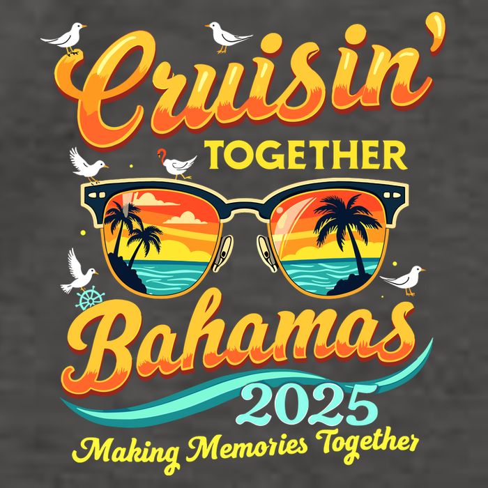 Matching Family Cruisin Together Bahamas 2025 Trip Vacation Vector Backpack