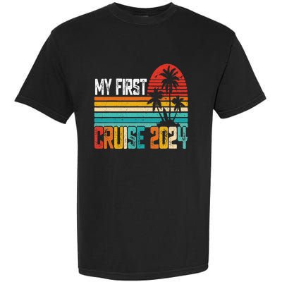 My First Cruise 2024 Family Vacation Cruise Garment-Dyed Heavyweight T-Shirt