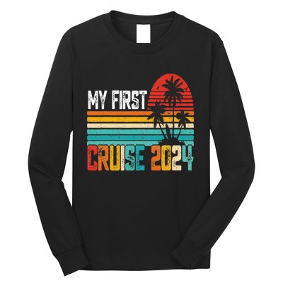 My First Cruise 2024 Family Vacation Cruise Long Sleeve Shirt