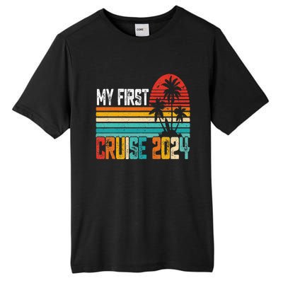 My First Cruise 2024 Family Vacation Cruise Tall Fusion ChromaSoft Performance T-Shirt