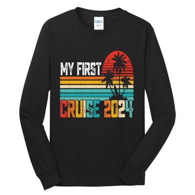 My First Cruise 2024 Family Vacation Cruise Tall Long Sleeve T-Shirt