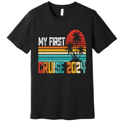 My First Cruise 2024 Family Vacation Cruise Premium T-Shirt