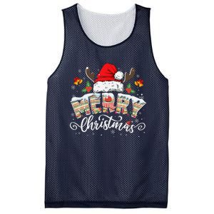 Matching Family Christmas Reindeer Santa Hat Mesh Reversible Basketball Jersey Tank