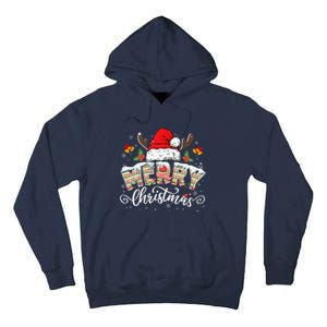 Matching Family Christmas Reindeer Santa Hat Tall Hoodie