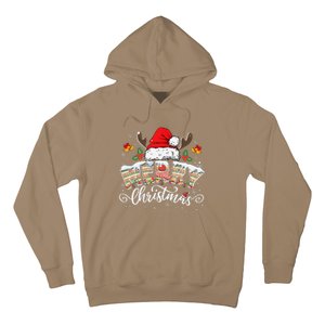 Matching Family Christmas Reindeer Santa Hat Hoodie