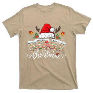 Matching Family Christmas Reindeer Santa Hat T-Shirt