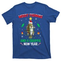 Merry Fishmas Crappie Christmas Tree Fishing Funny Xmas Cute Gift T-Shirt