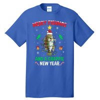 Merry Fishmas Crappie Christmas Tree Fishing Funny Xmas Cute Gift Tall T-Shirt