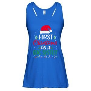 My First Christmas As A Big Sister New Sister Xmas Lights Cute Gift Ladies Essential Flowy Tank