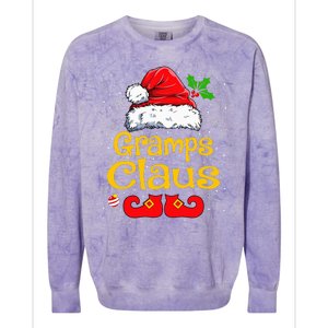 Matching Family Christmas Santa Hat Xmas Funny Gramps Claus Colorblast Crewneck Sweatshirt