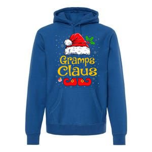 Matching Family Christmas Santa Hat Xmas Funny Gramps Claus Premium Hoodie