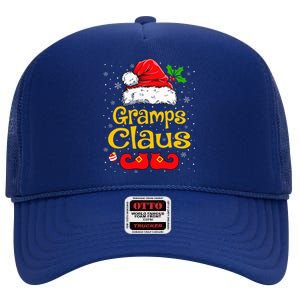 Matching Family Christmas Santa Hat Xmas Funny Gramps Claus High Crown Mesh Back Trucker Hat