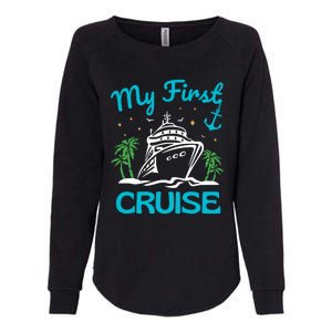 My First Cruise Womens California Wash Sweatshirt