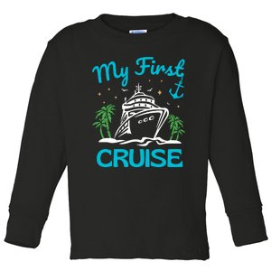 My First Cruise Toddler Long Sleeve Shirt