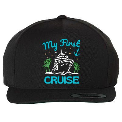 My First Cruise Wool Snapback Cap