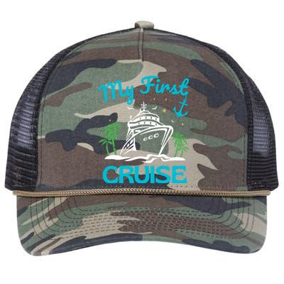 My First Cruise Retro Rope Trucker Hat Cap