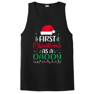 My First Christmas As A Daddy New Father Xmas Lights Gift PosiCharge Competitor Tank