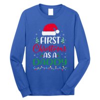 My First Christmas As A Daddy New Father Xmas Lights Gift Long Sleeve Shirt