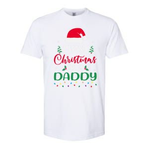 My First Christmas As A Daddy New Father Xmas Lights Gift Softstyle CVC T-Shirt