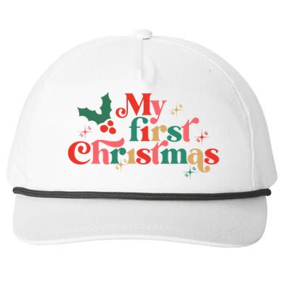 My First Christmas 1st Christmas Newborn Gift Snapback Five-Panel Rope Hat