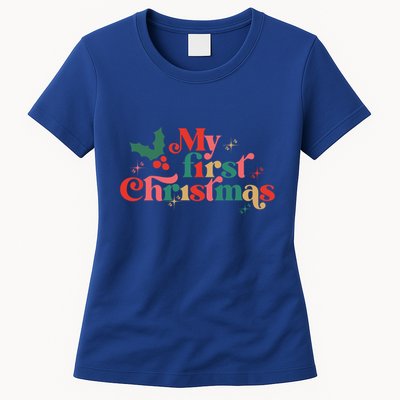 My First Christmas 1st Christmas Newborn Gift Womens T-Shirt