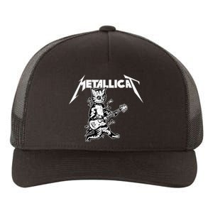 Metallicat Funny Cat Yupoong Adult 5-Panel Trucker Hat