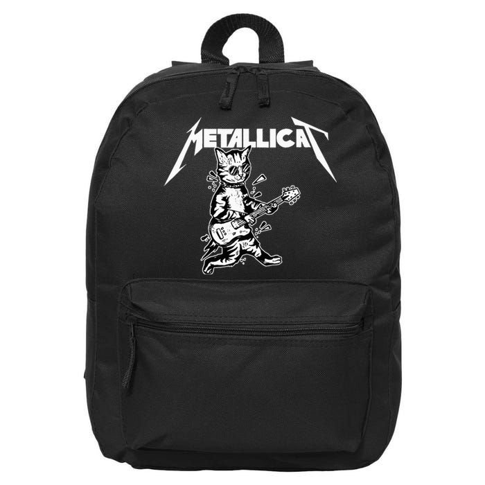 Metallicat Funny Cat 16 in Basic Backpack