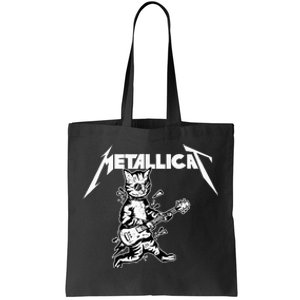 Metallicat Funny Cat Tote Bag