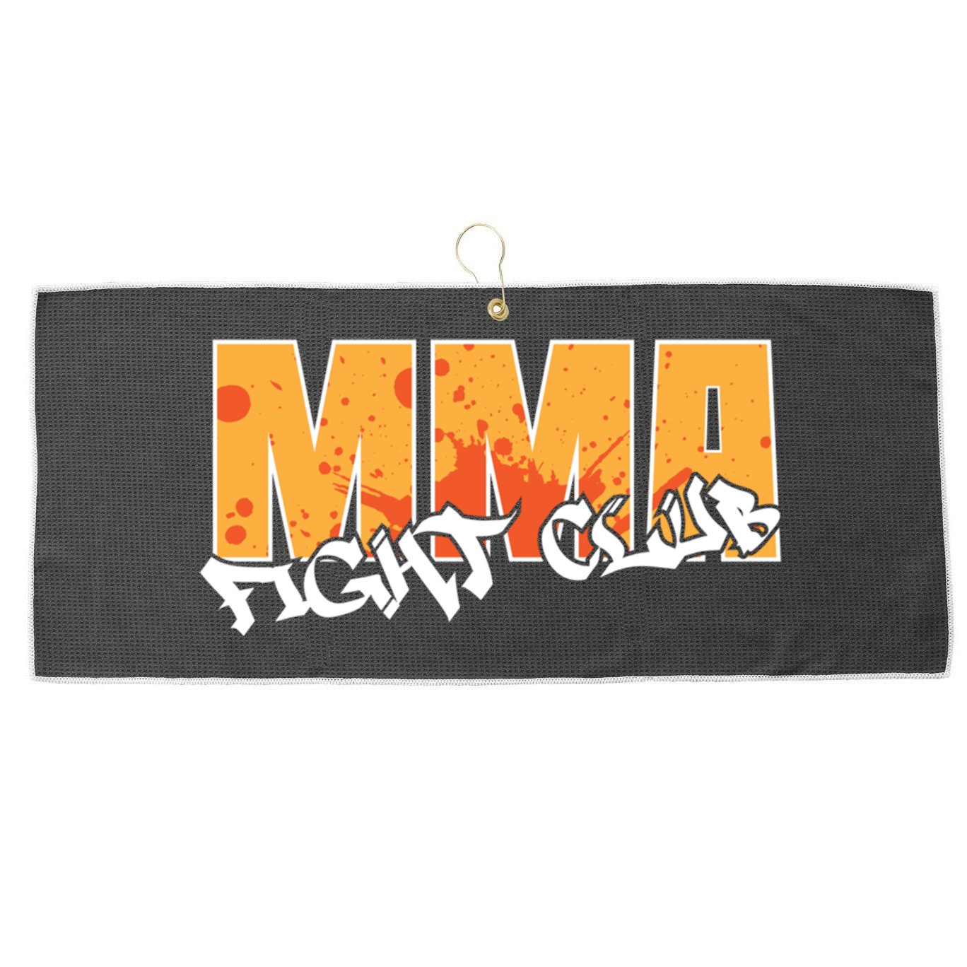 Mma Fight Club Mixed Martial Arts Funny Gift Large Microfiber Waffle Golf Towel