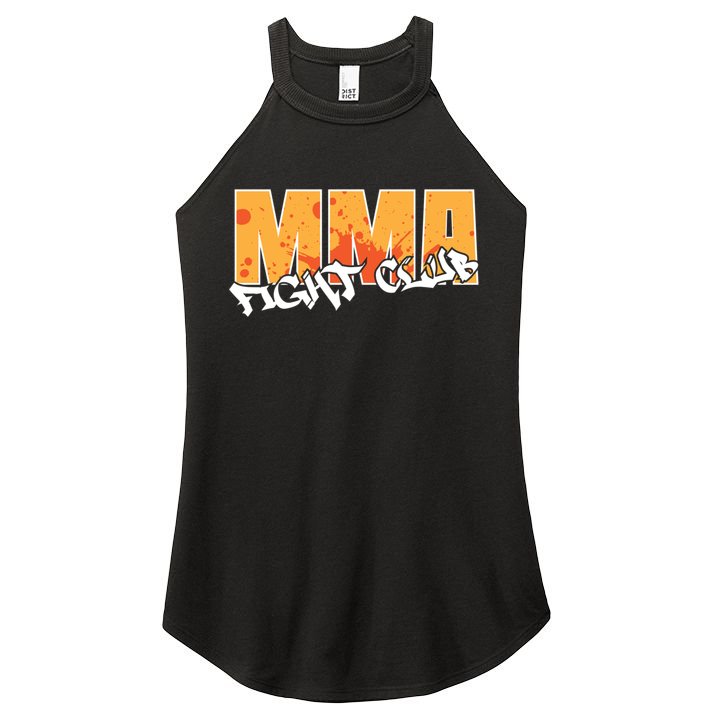 Mma Fight Club Mixed Martial Arts Funny Gift Women's Perfect Tri Rocker Tank