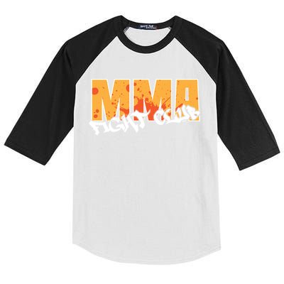 Mma Fight Club Mixed Martial Arts Funny Gift Kids Colorblock Raglan Jersey