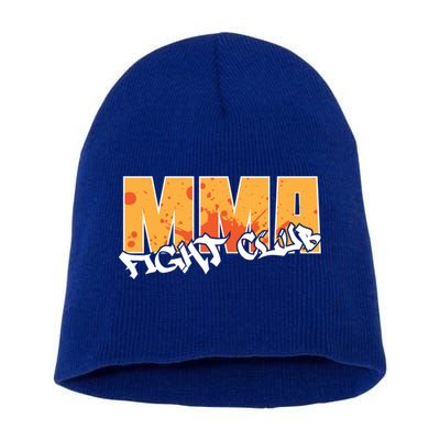 Mma Fight Club Mixed Martial Arts Funny Gift Short Acrylic Beanie