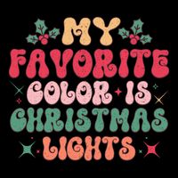 My Favorite Color Is Christmas Lights Visor