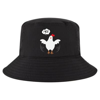 Moo Funny Cow Chicken Cool Comfort Performance Bucket Hat