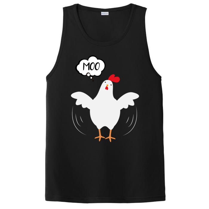 Moo Funny Cow Chicken PosiCharge Competitor Tank