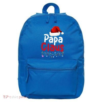 Matching Family Christmas Pajama Papa Santa Claus Costume Gift 16 in Basic Backpack