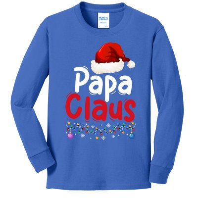 Matching Family Christmas Pajama Papa Santa Claus Costume Gift Kids Long Sleeve Shirt