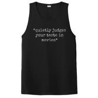 Movie Film Critic Funny Quietly Judges Your Taste In Movies PosiCharge Competitor Tank