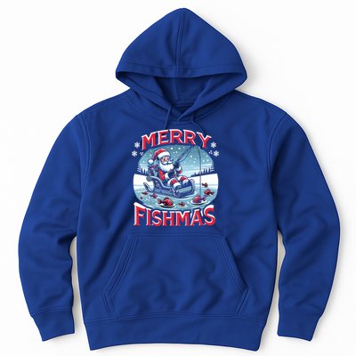 Merry Fishmas Christmas Funny Fishing Gift Hoodie