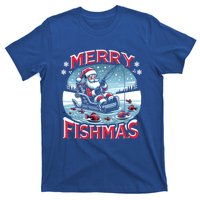 Merry Fishmas Christmas Funny Fishing Gift T-Shirt