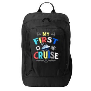 My First Cruise  Girls Boys Cruising and Sailing City Backpack