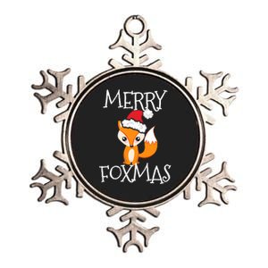 Merry Foxmas Cute Kawaii Chibi Anime Fox Christmas Tank Top Metallic Star Ornament