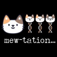 Mewtation Funny Cat Science Dna Cells Biology Teacher Wool Snapback Cap