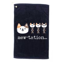 Mewtation Funny Cat Science Dna Cells Biology Teacher Golf Towel
