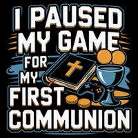 My First Communion Video Game Controller Gift Drawstring Bag